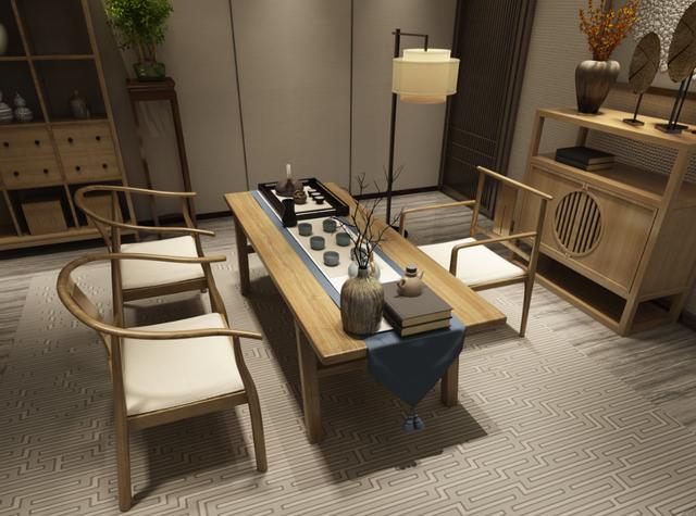 有钱人都会在家中装一个中式茶室，待客聊天，尽显生活品味