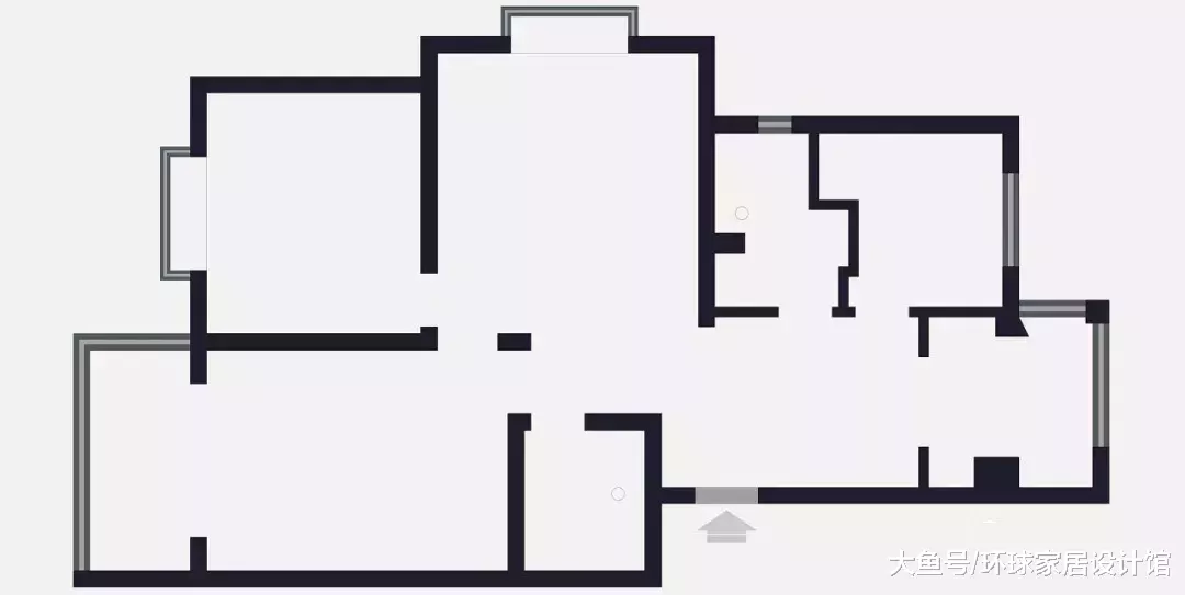 也太高级了吧！100㎡北欧三居，U型厨房是我的最爱！