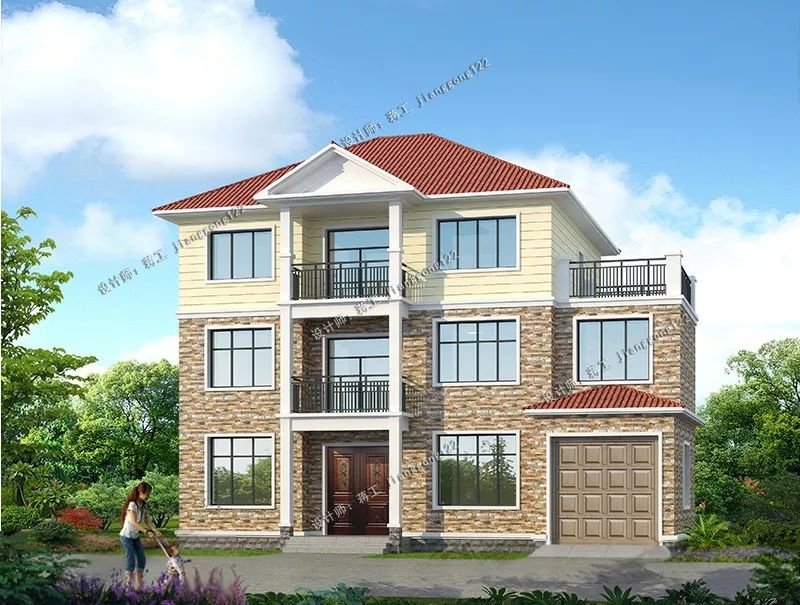 15×10.8m三层带车库别墅，简朴和清雅两种方案，哪款让你更心动