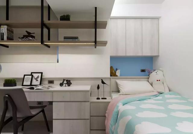 晒晒朋友的97㎡清新简欧风新房，这么漂亮装修才花了16万，好羡慕