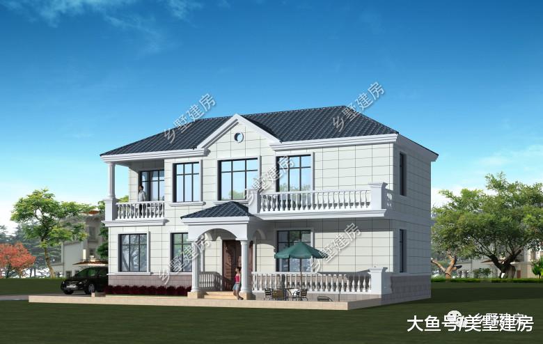 15x13米二层别墅，内设6卧3卫，23万人人都能建！