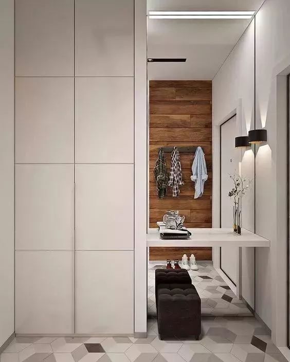 隐藏式玄关设计，干净又整齐，有里也有面儿！