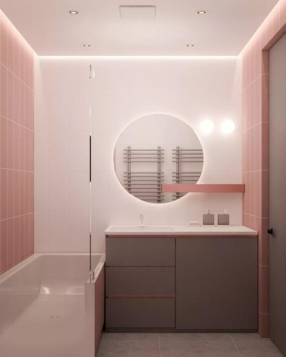 装修时加一点粉色调真高级 看这个简约风格小户型