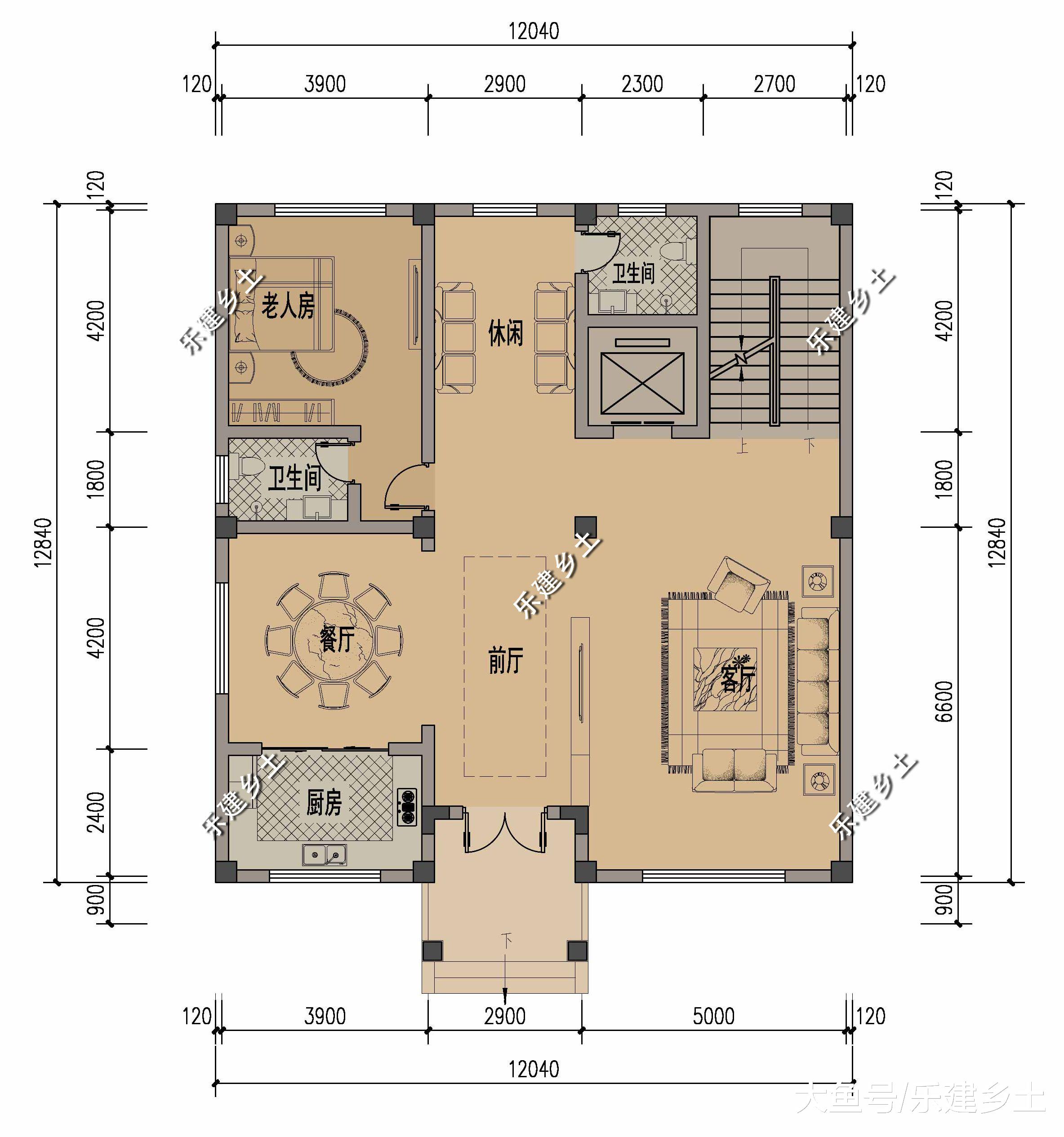 广东佛山三层别墅设计，沉稳大气，方正舒适！