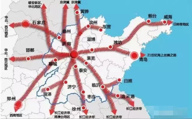 濟萊城鐵未來延伸至臨沂！ 大濟南“米”字交通格局即將全面爆發