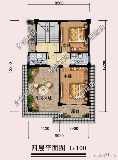小面宽也能建这么漂亮的别墅，高挑又精致，邻居家都来借图纸