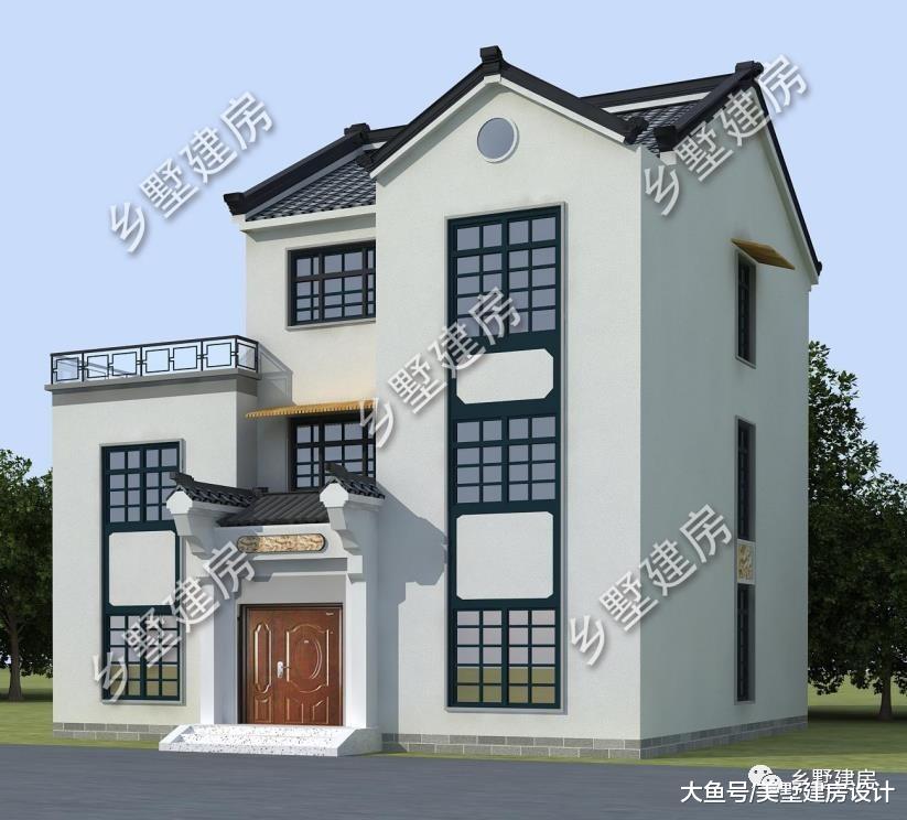 自建房前一定要看的中式别墅，52万120平，看到就是赚到！