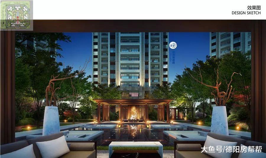 一览德阳水当当的楼盘，臭水沟和水景设计还是有区别的