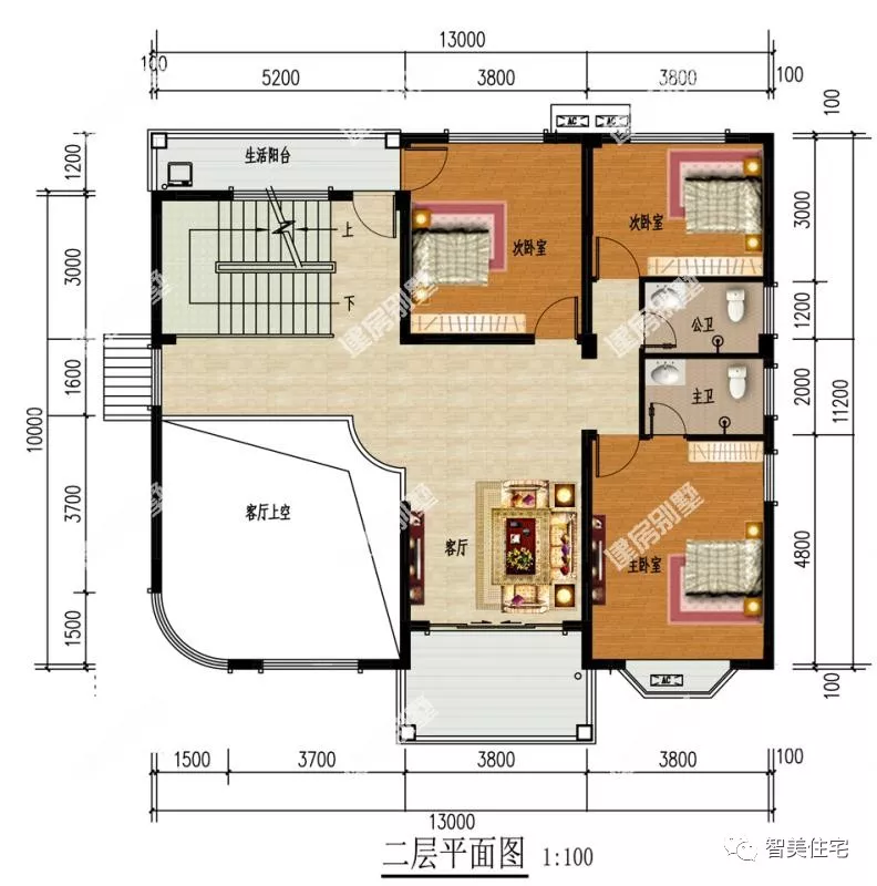 2栋宽13米的农村四层别墅，第一栋带阳光房，第二栋干净简约