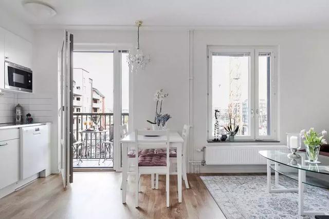 44平小戶型，寧愿少一間房，也要做雙休閑區！太漂亮了