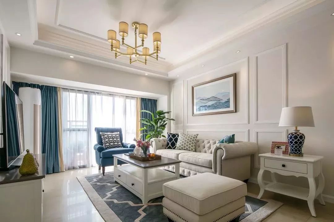 120㎡简约美式，现代舒适的档次，不厚重也不压抑！