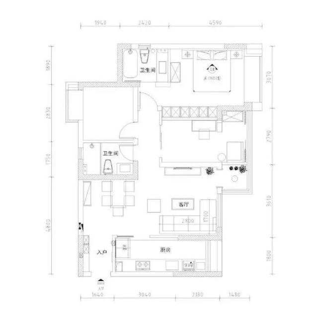 坚持不吊顶，全屋只刷乳胶漆，完工效果也漂亮，就等搬家了