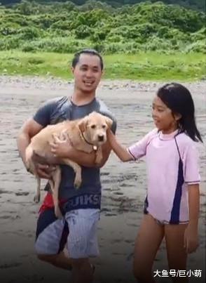 怕水狗狗被主人带到海边你，一放下就疯狂逃窜，说好的狗狗爱水呢