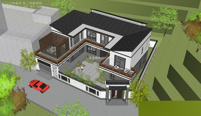 广东梅州王家中式合院