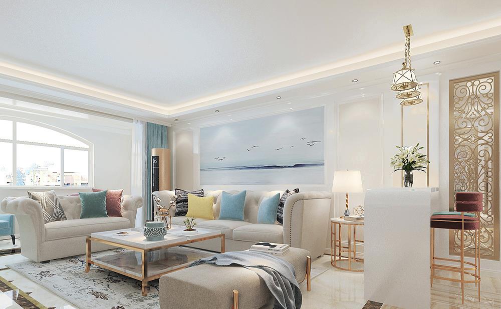 150平米现代欧式风格，玄关设计舒适大气-上品美舍