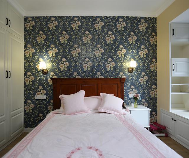 96平两居室, 进门就是大红墙这样的设计太撩人了