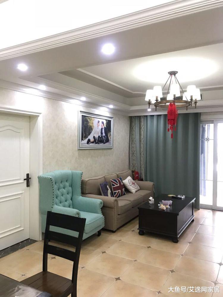 自己装修设计的小美式，效果出奇的漂亮，完工引得邻居争相参观