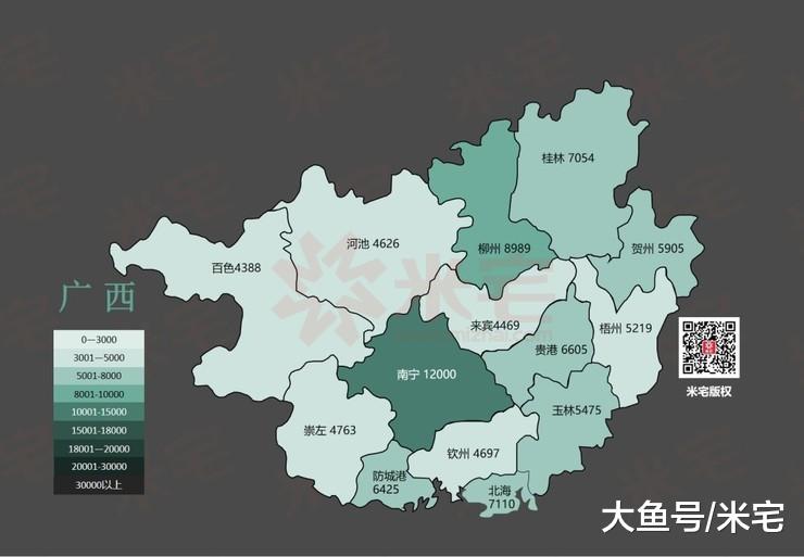 中国318个地级市房价，全部都在这里！