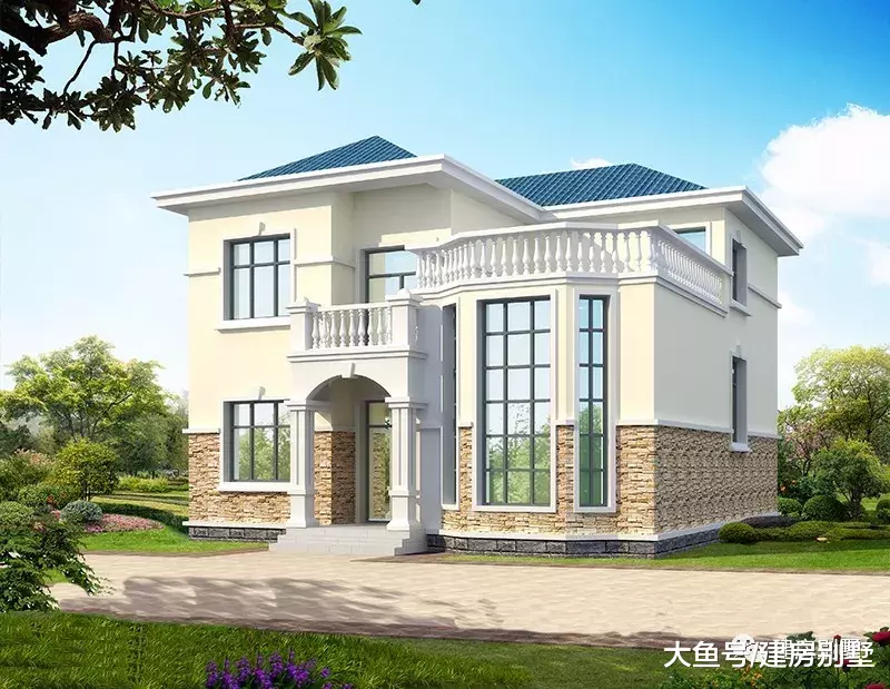 2栋配多边形采光窗的自建房，眼光很高的人都说这两户型好