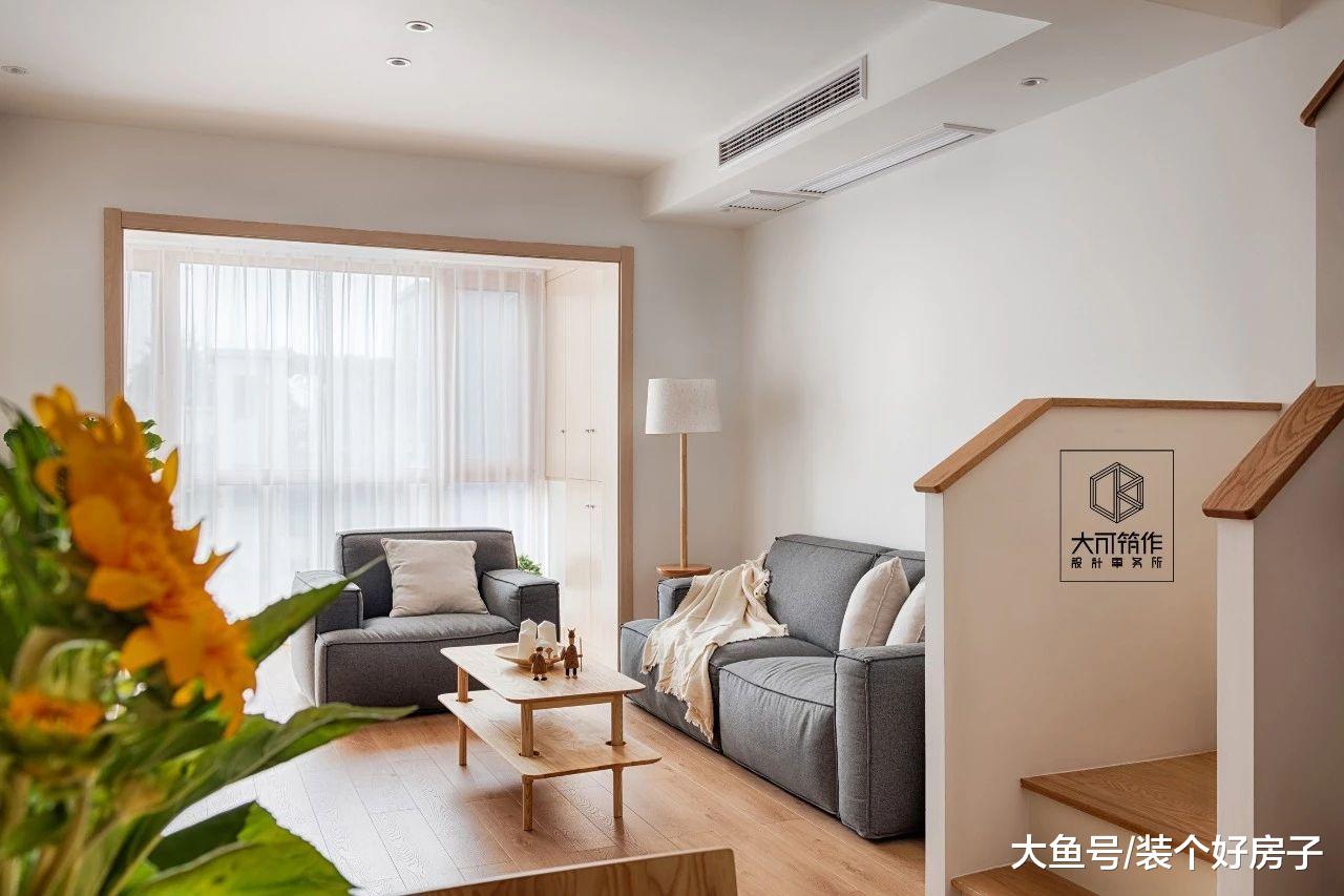 重庆夫妻爆改72㎡ loft，原木+白色系，打造温暖日式美宅！