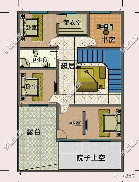 农村带车库二层小别墅, 好看实惠, 施工也简单, 最适合农村!