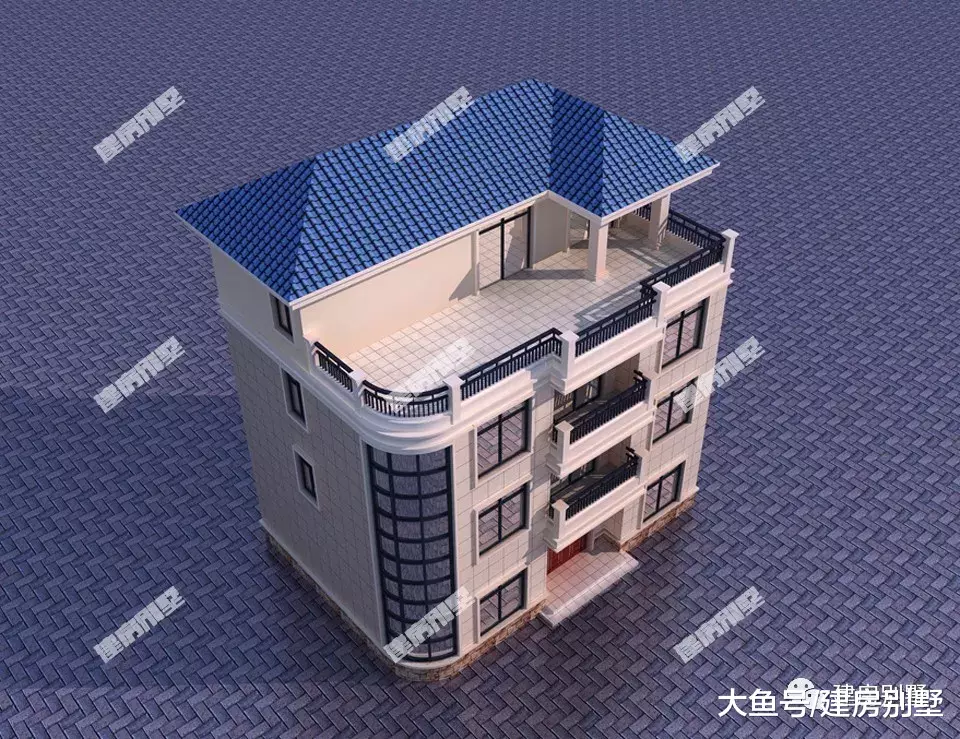 45万建农村四层豪宅，外观让人大饱眼福，布局一百分