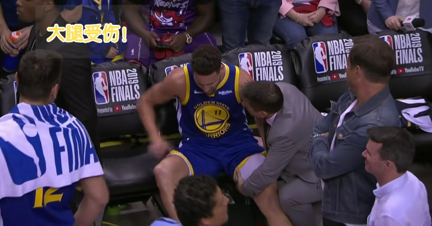 破案了！10倍慢镜回放克莱受伤瞬间，勇士连伤3人，最新伤情报告已出！