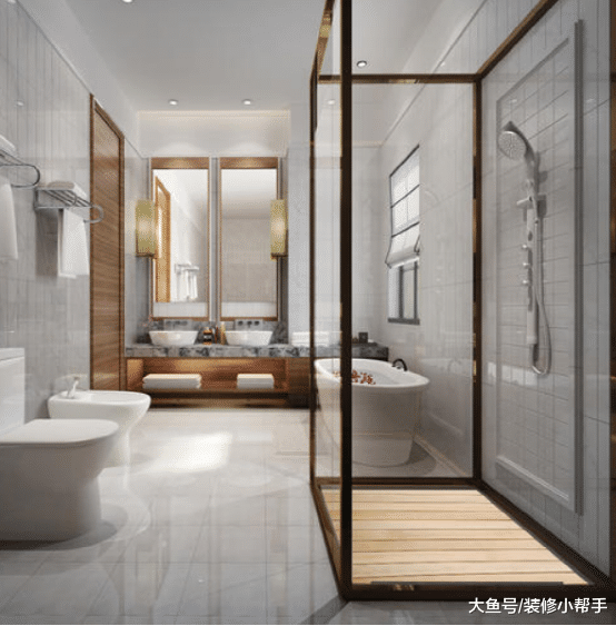 淋浴房地板采用這種設計方案，比鋪瓷磚實用多了，下水快還防滑