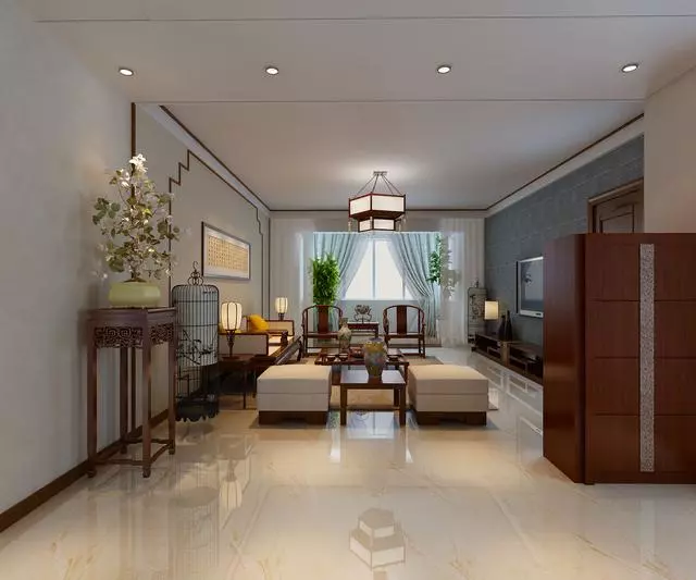 简中式风家装，去繁从简的设计，保留了东方古代韵味！