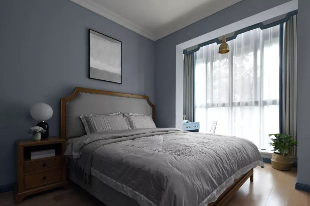 178㎡现代混搭，安静优雅蓝色调，舒缓华丽的气质