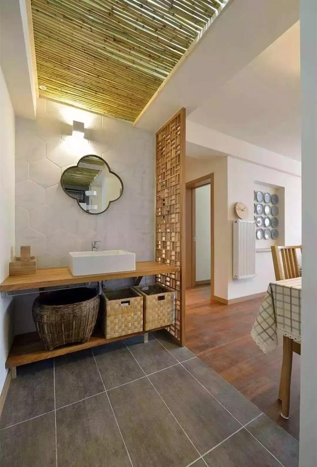 洗手台这样装，实用又大方