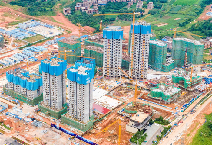 五象新区航拍：良庆大桥南9大楼盘进度喜人/楞塘中湖要开建了？