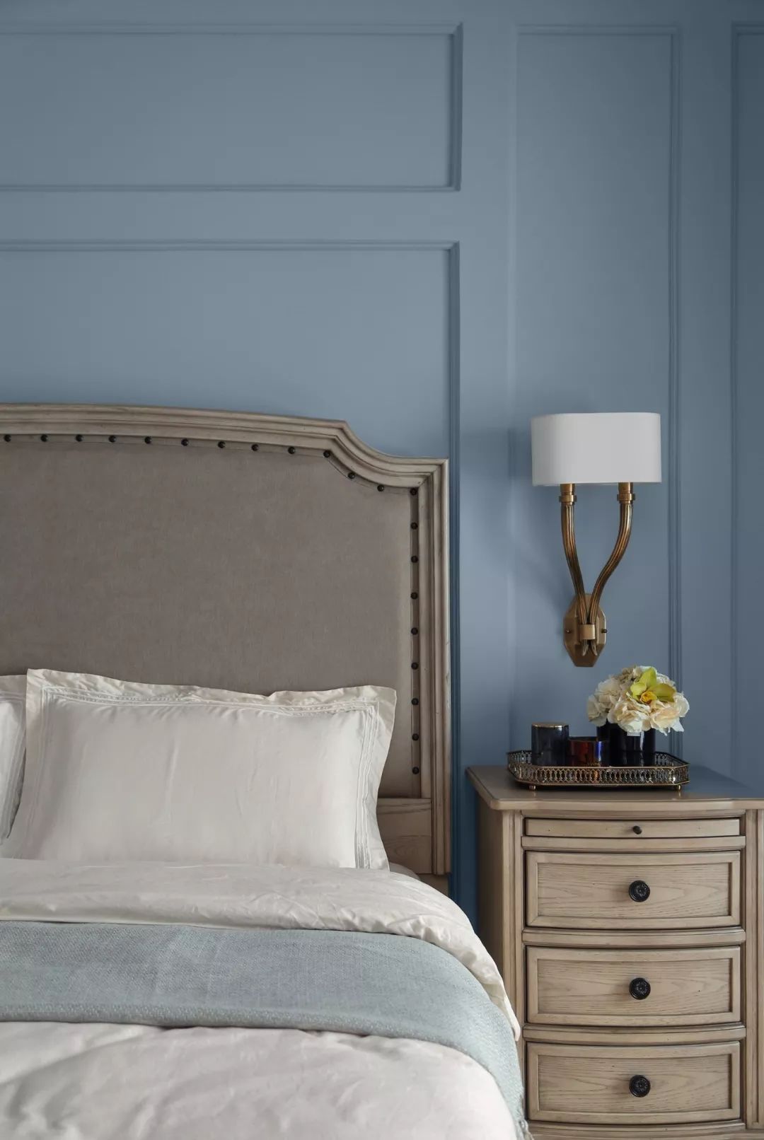 178㎡现代混搭，安静优雅蓝色调，舒缓华丽的气质