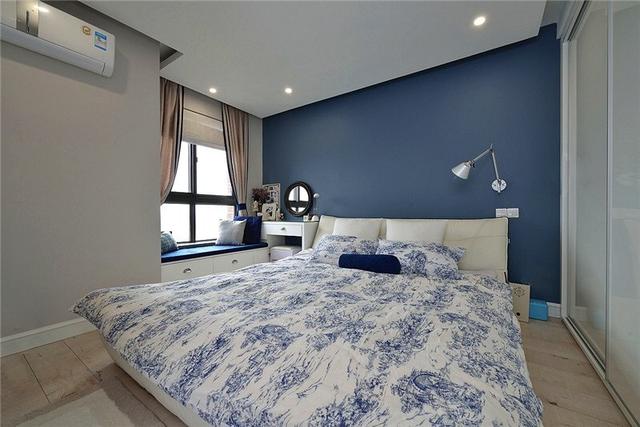 新家98平刚入住，简美式清新又上档次！客厅书架背景墙美观实用