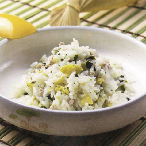 雪菜肉末炒饭的制作方法