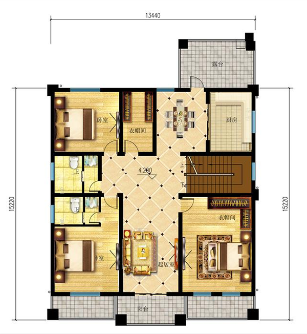三层欧式别墅就是壕, 建一栋村里秒出名, 带柴火房接地气更实用