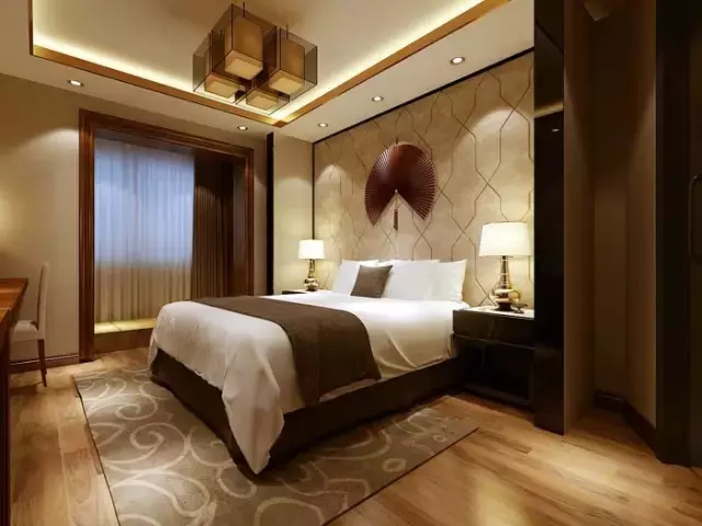 116㎡新中式花15萬打造，如此有格調的吧臺吊燈，太美了