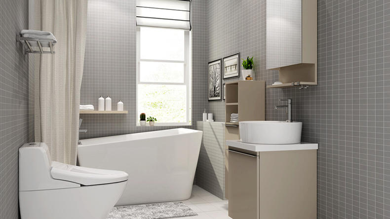 卫生间不到5㎡，巧妙做干湿分离