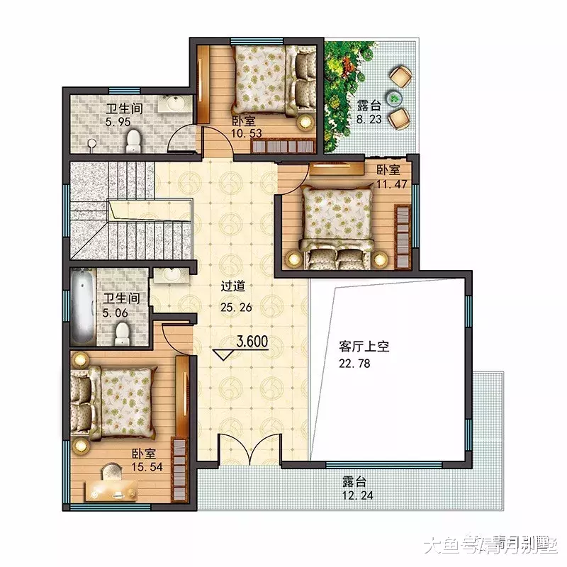 11.4×13.2米二层现代别墅，时尚舒适之家，美得不像话