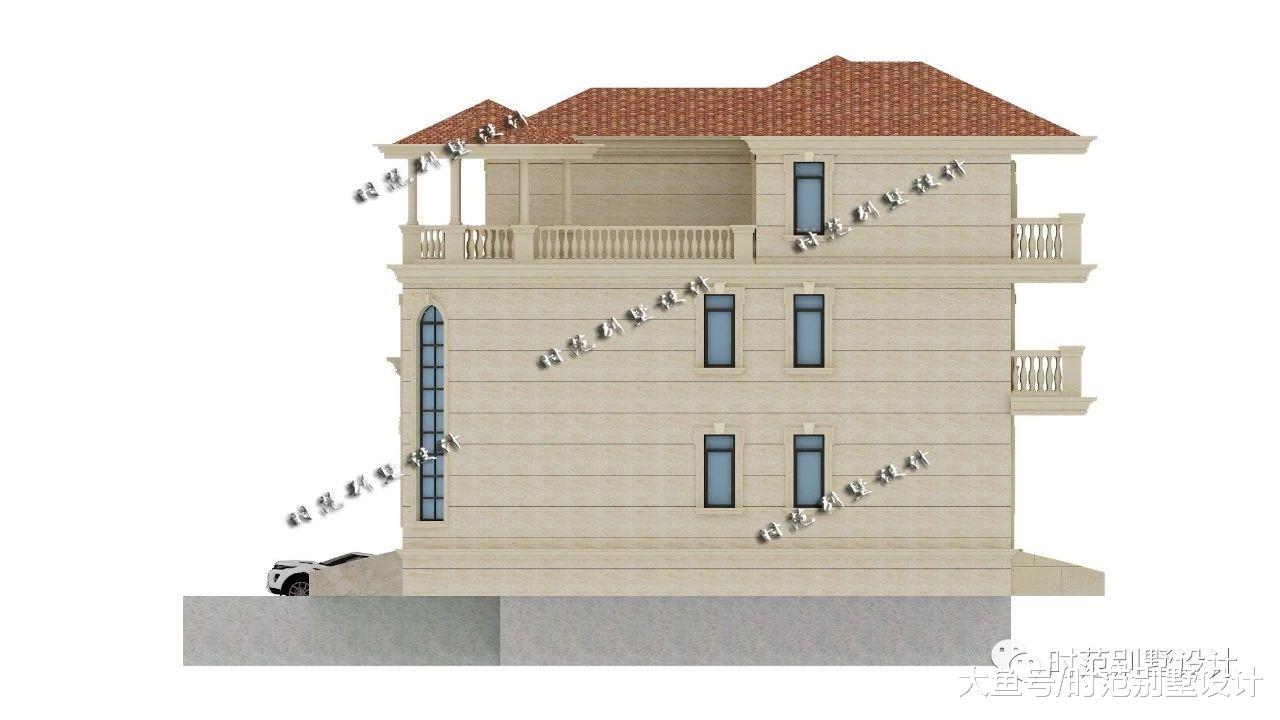 带凉亭，泳池，地下车库，影视厅的复式三层别墅，百万能建成吗？