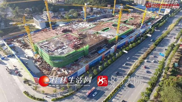 临桂区万达广场正式封顶！开业时间曝光