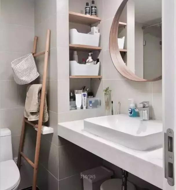 这么漂亮的卫生间，好看又实用，家里一定要装一个才对！