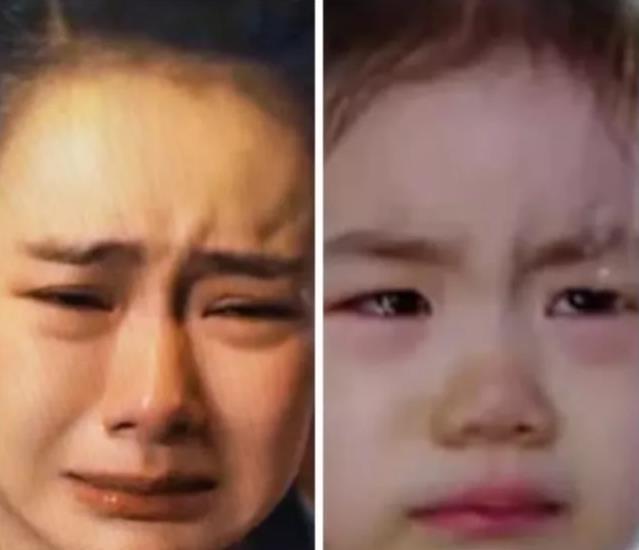 戚薇和女儿究竟有多像，哭戏翻白眼不算啥，小时候简直就是双胞胎