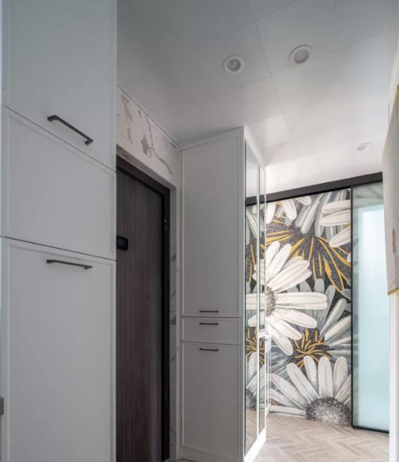 45㎡小宅卧室一分为二，儿童床投高1米，完工变两室两厅用，机智