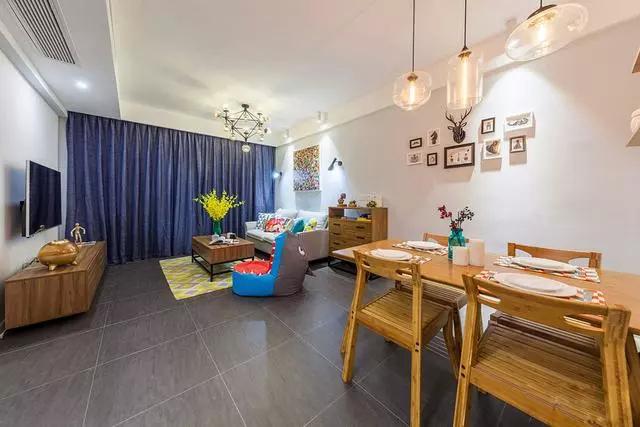 90平三居室，装修费用不到10万！效果也还可以哦！