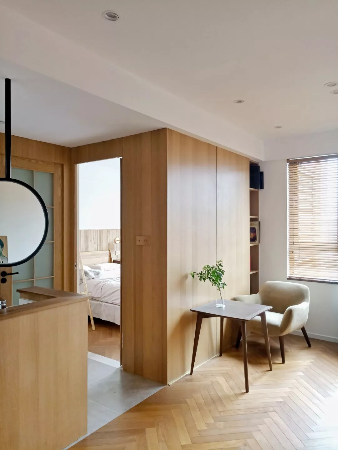 53㎡原木风，卫生间三分离，“复合式空间”设计超赞！