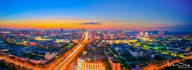 靓丽的夜景给了烟台城市赋予灵魂！