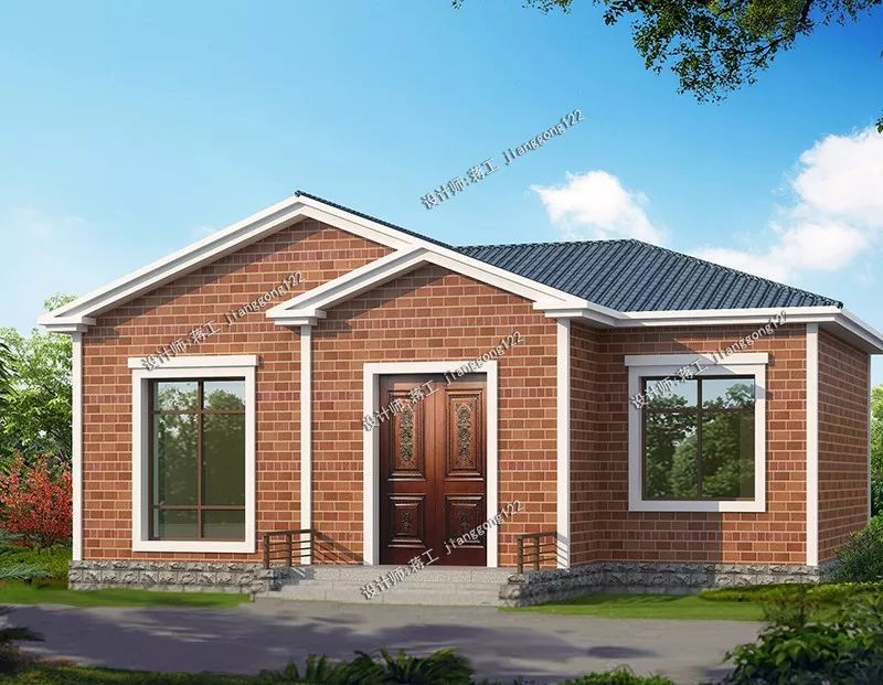 2款造价10万左右的一层别墅，三室二厅带小院，户型2好在哪里？