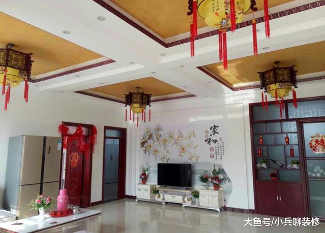 我的乡村婚房，占地面积1000平，光客厅70平，比城里一套房子大！