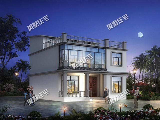 这3套二层农村小别墅，主体二十来万就能建，每一套都是经典